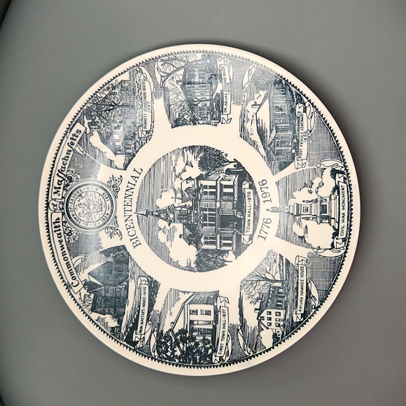 Kettlesprings Kilns Saugus Historical Society Bicentennial Collector's Plate - Picture 1 of 6